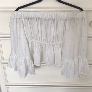 Off the shoulder blouse!